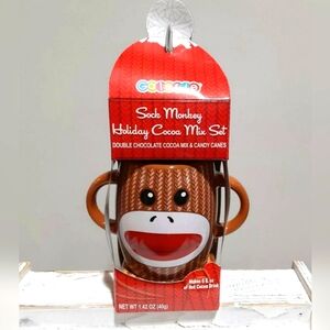 Sock Monkey Holiday Coffee Mug Galerie Double Handle